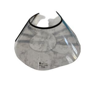 L dog cone collar by vet one